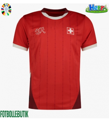 Schweiz Hemmatröja EM 2024 Kortärmad